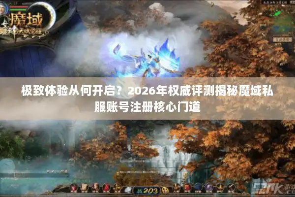 极致体验从何开启？2026年权威评测揭秘魔域私服账号注册核心门道